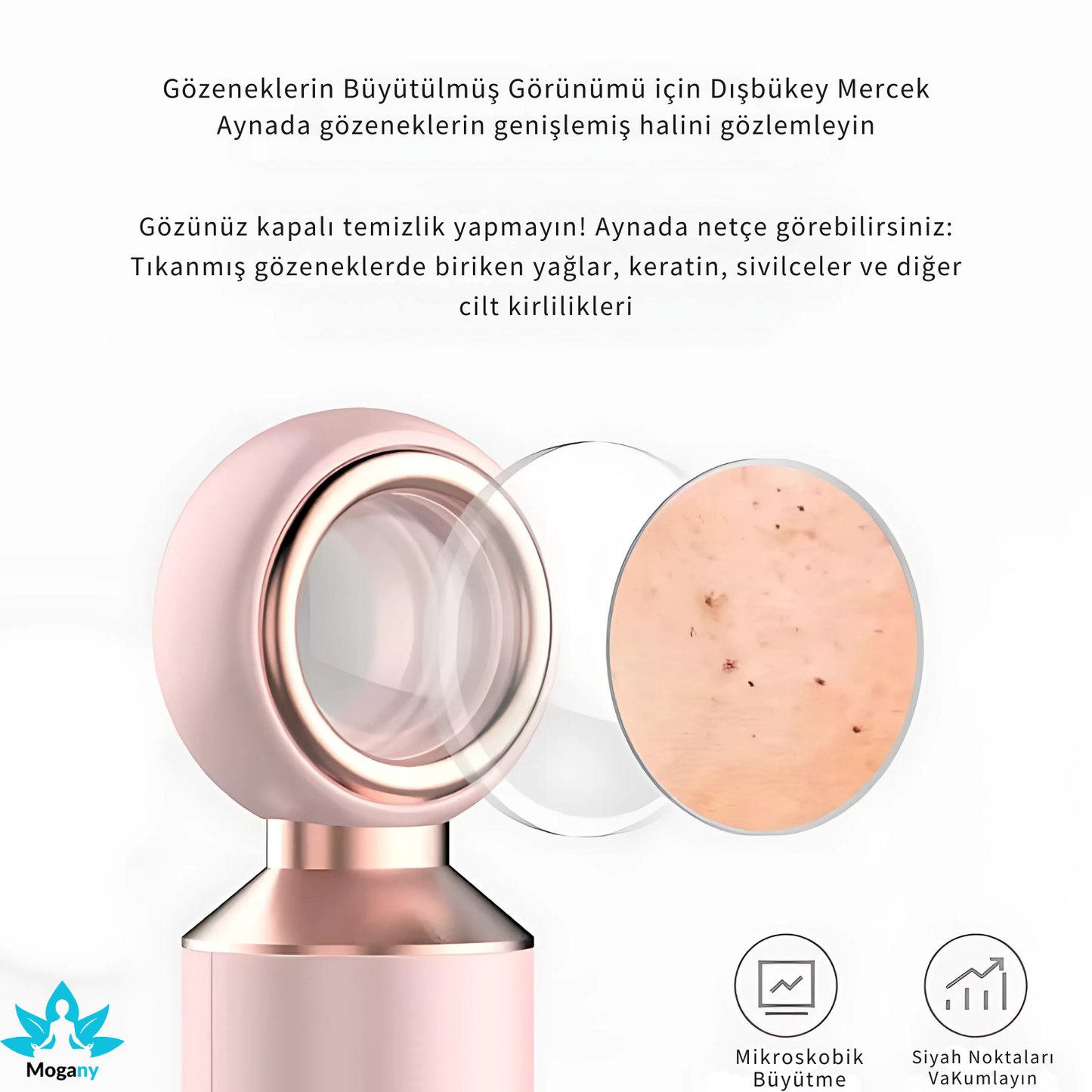 Mogany DermaVac Siyah Nokta Temizleme Cihazı