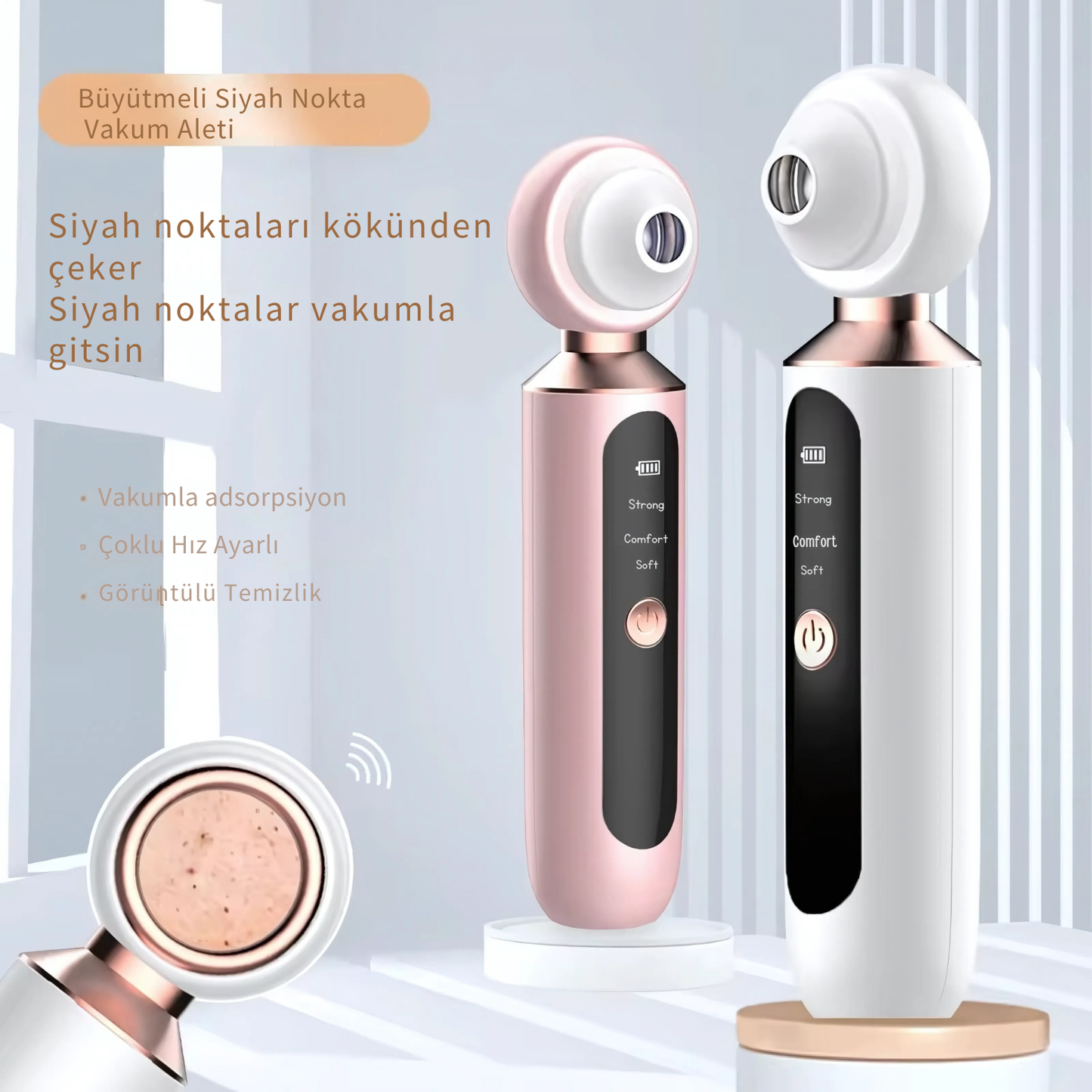 Mogany DermaVac Siyah Nokta Temizleme Cihazı
