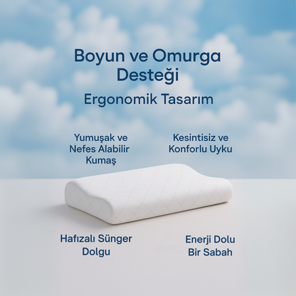 Mogany Bambu  Ergonamik Boyun Yastığı