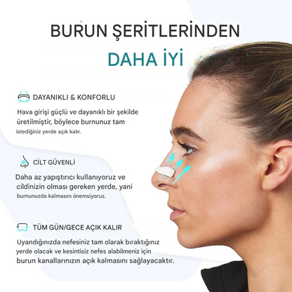 OXYBOOST™ - DAHA IYI NEFES ALMAK IÇIN MANYETIK BURUN BANTLARI KITI